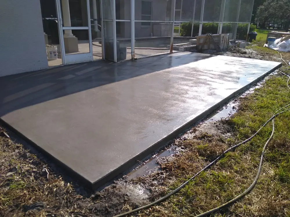 Florida home exterior suited for concrete improvements
